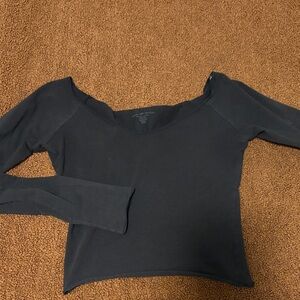 Brandy Melville Black Long Sleeve Top